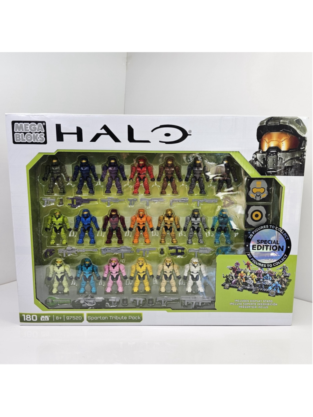 SEALED Mega Bloks Halo Spartan Tribute Pack Exclusive Minifigure 20-Pack 97520